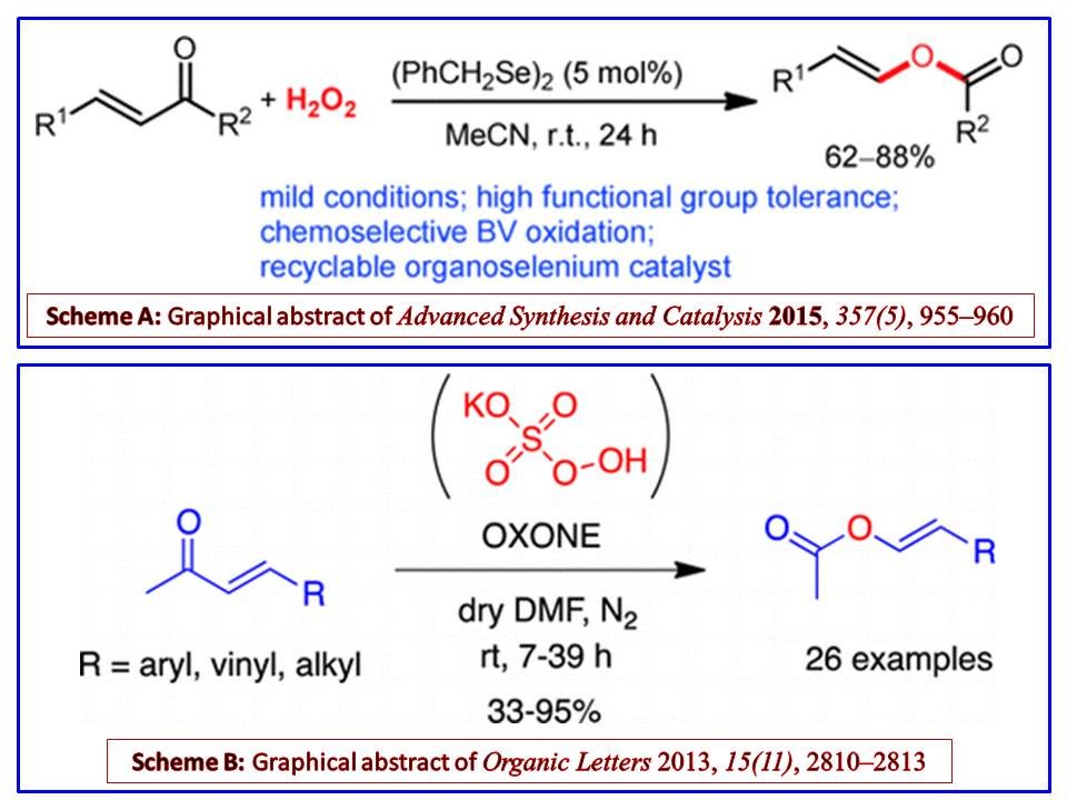 Baeyer–Villiger: Scheme A&B