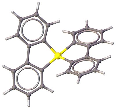 bis(2,2′-biphenylylene)sulfurane crystal structure